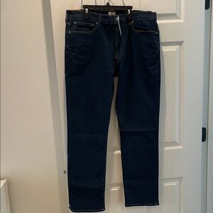 J. Crew Men's Dark Blue Straight Jeans